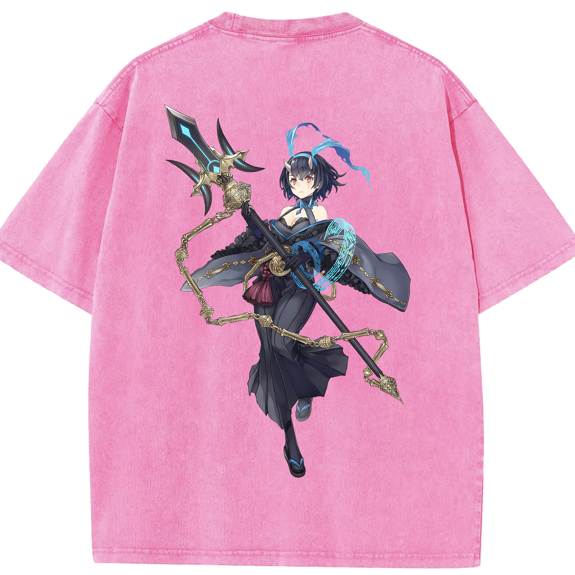 （画像用） 転スラ Regarding Reincarnated to Slime 綿100% ヴィンテージ風 半袖Tシャツ（背面プリント）